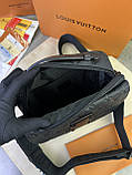 Сумка месенджер Louis Vuitton S-LOCK чорна чоловіча якість преміум, фото 10