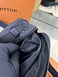 Сумка месенджер Louis Vuitton S-LOCK чорна чоловіча якість преміум, фото 4