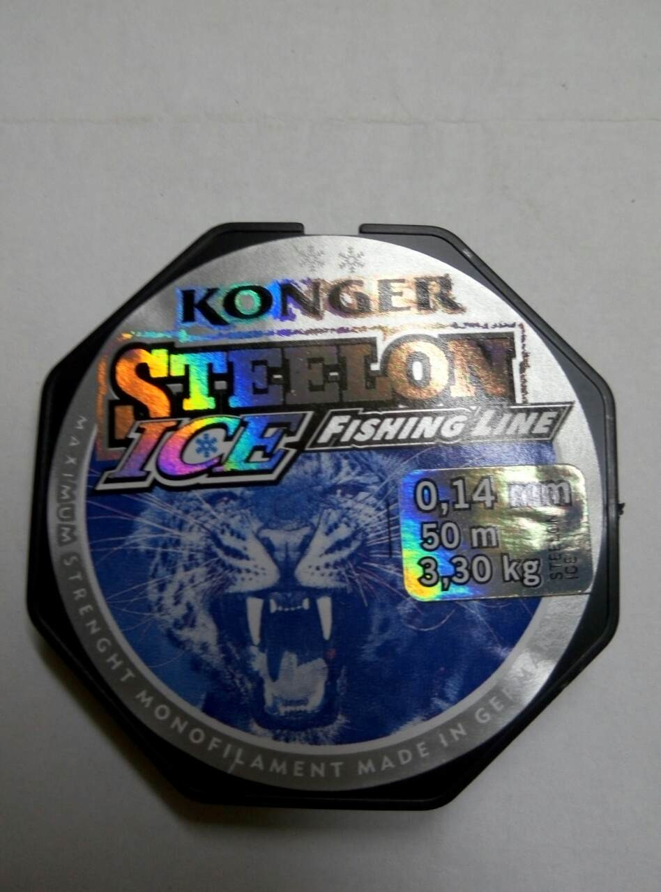 Волосінь Konger Steelon (флюорокарбон) 50 метрів 0.14