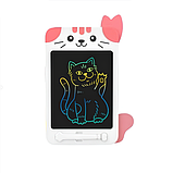 Планшет графічний «Котик» 8.5 дюймів з LSD екраном, CJ-4255401, білий, фото 2