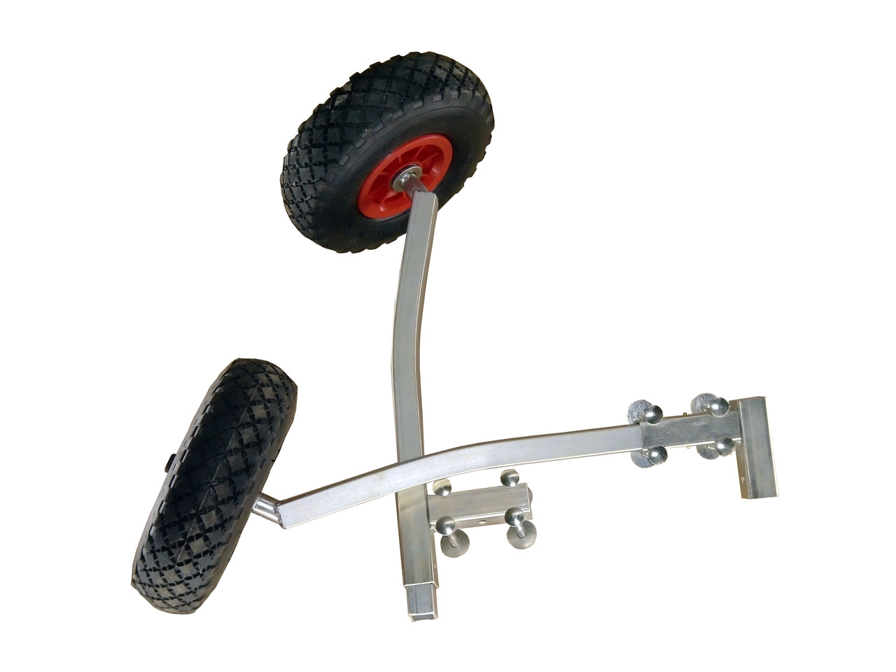 Транцеві колеса BVS КТ450 Колія сверхстійка модель висока вантажопідйомність 170 кг пневматичні колеса 260х85х20 мм, фото 1