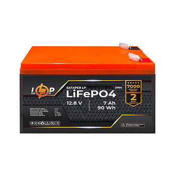 Акумуляторна батарея LogicPower LiFePO4 12,8V - 7Ah (90Wh)