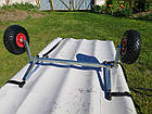 Візок для металевого / пластикового човна BVS Universal - AVT M/P вантажопідйомність до 170 кг ширина човна 135-185 см зручні, фото 8