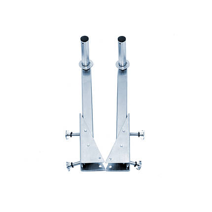 Набір для транцевих коліс BVS КТ400/КТ270 стійки 400/270 мм кріплення метал навантаження 250 кг, фото 2