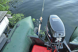 Тримач спінінга на транцеві колеса BVS Fishing TR 2 шт. для вудок до 29 мм кріплення в комплекті