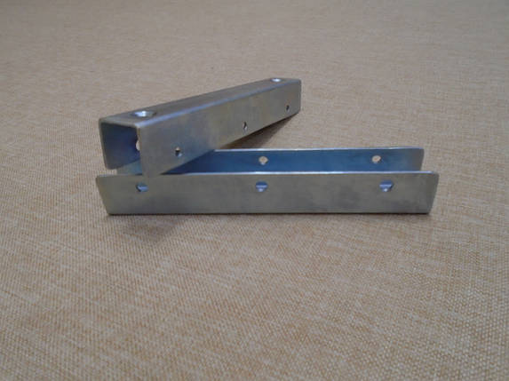 Кронштейн BVS для КТ400Base транцевий чорний метал кріплення в комплекті 2 шт. правий і лівий, фото 1