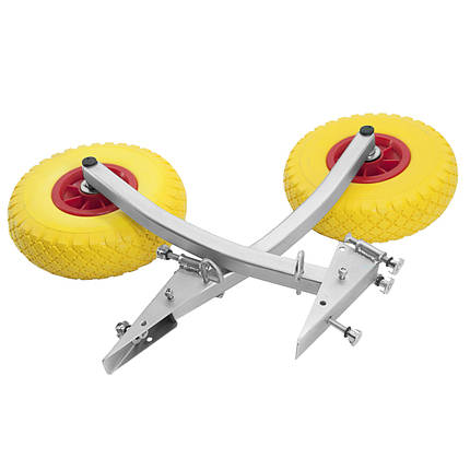 Транцеві колеса для надувного човна з ПВХ BVS КТ400 І-Пено знімні з пінополіуретановими колесами навантаження до 150 кг, фото 1