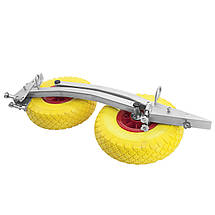 Транцеві колеса для надувного човна з ПВХ BVS КТ400 І-Пено знімні з пінополіуретановими колесами навантаження до 150 кг, фото 3