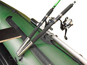 Тримач спінінга на лодка з ПВХ BVS FishingV2 знімний кронштейн для 2 вудок діаметр ручок до 29 мм вага 315 г, фото 2