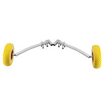 Транцеві колеса BVS КТ450 Колея-Пено сверхстійка модель з вантажопідйомністю до 170 кг та пінополіуретановими колесами 260х85 мм, фото 2