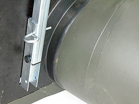 Транцеві колеса BVS КТ400 Штифт-Пено з пінополіуретановими колесами до 200 кг фіксація самозажимним штифтом висота 27-40 см, фото 5