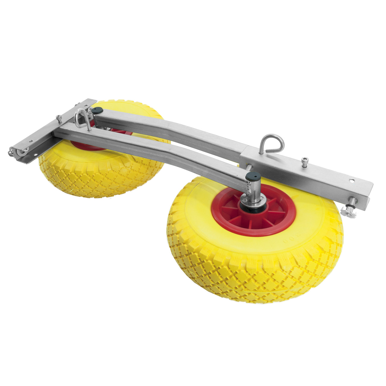 Транцеві колеса BVS КТ400 Штифт-Пено з пінополіуретановими колесами до 200 кг фіксація самозажимним штифтом висота 27-40 см