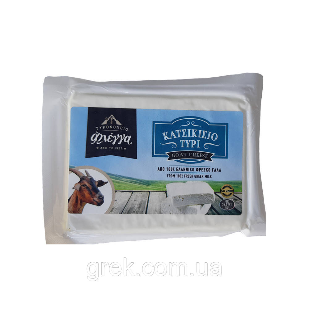 Козячий сир розсольний (типу фети) вакуум Flegga 200 г, фото 1