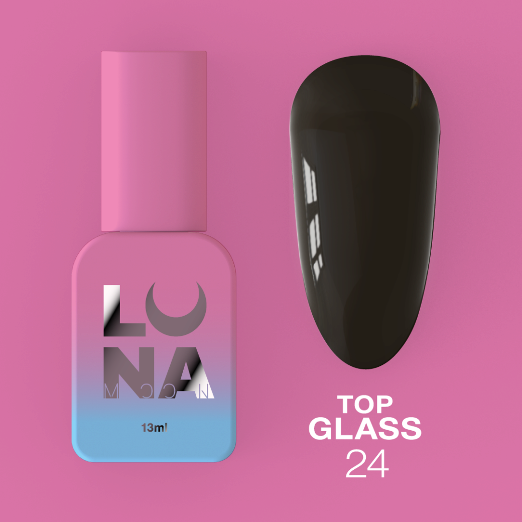 Топ для гель-лаку LUNAmoon Top Glass №24 13ml