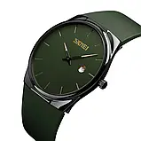 Жіночий кварцовий годинник Skmei 1509AG Army Green, фото 2