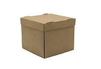 Комплект коробка з кришкою крафт 120*120*110  50 шт/уп