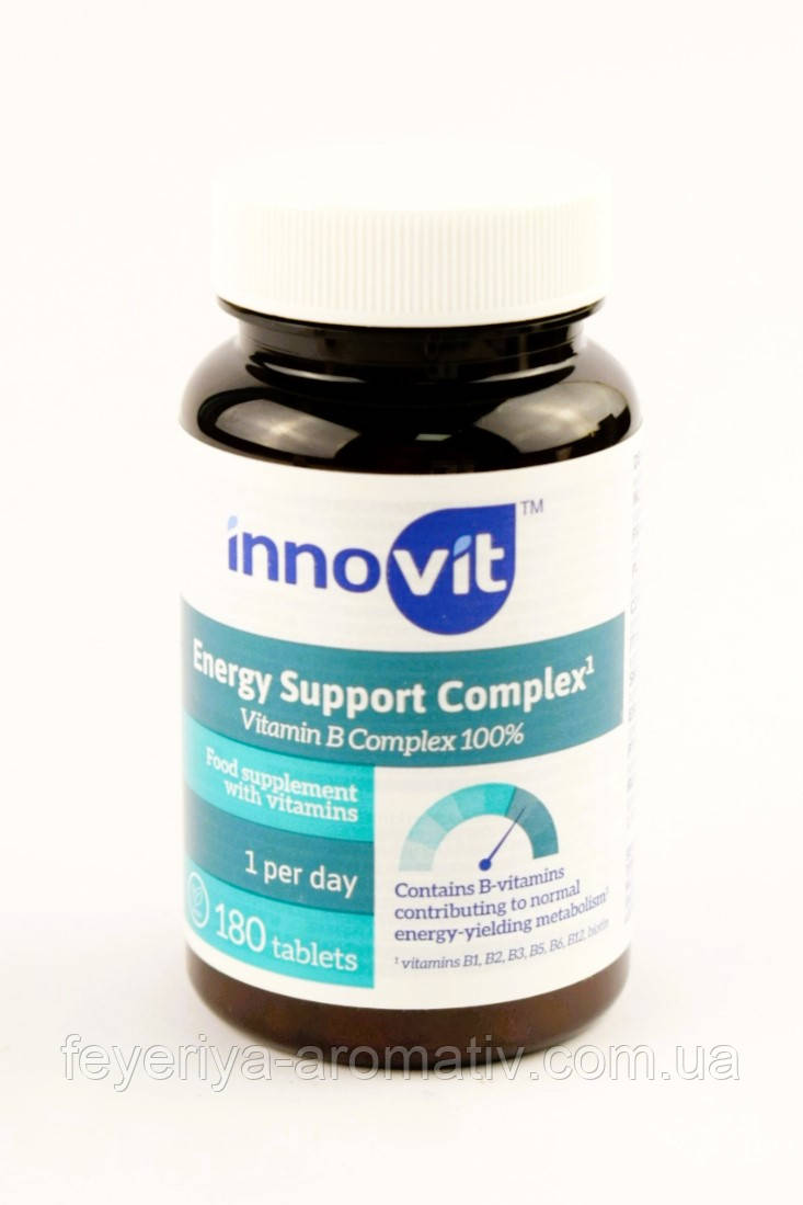 Харчова добавка Innovit Energy Support Complex Vitamin B 180 шт Нідерланди