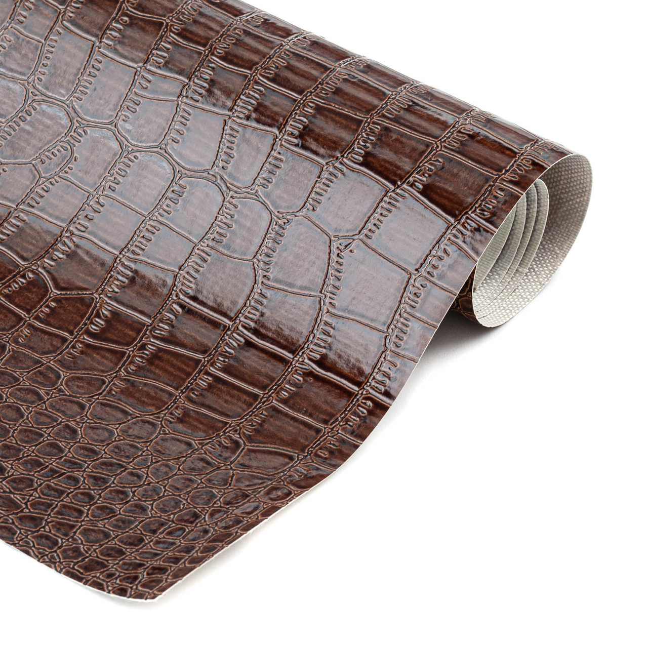 Шкірозамінник Reptilia глянцевий для блокнотів 25*35см Коричневий SHP025