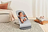 Шезлонг BabyBjorn Bouncer Bliss 3D Jerse (rama Dark Grey) + Toy Googly Eyes Black & White, фото 8