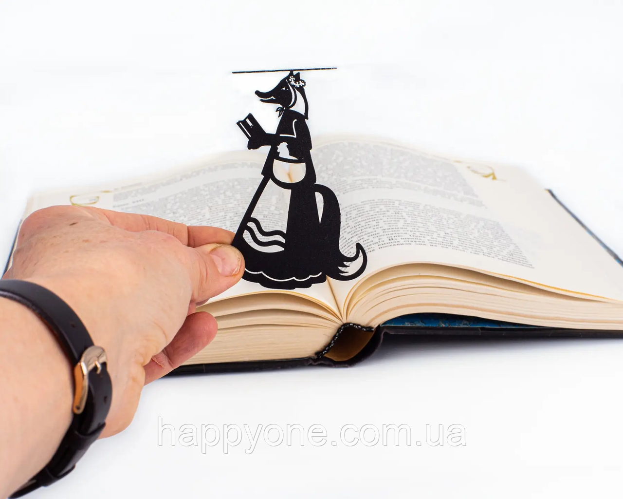 Закладка для книжок "Читаюча лисиця"