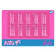 Підложка настільна Yes Barbie Таблиця множення, рожевий