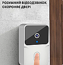 Дверний дзвінок Tuya з відеокамерою і двостороннім аудіо Wi-Fi Чорний, фото 4