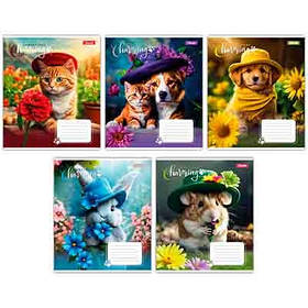 Зошит 18арк клітинка 1B Charming companions 767236