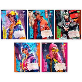 Зошит 18арк клітинка Yes Street wear 766974