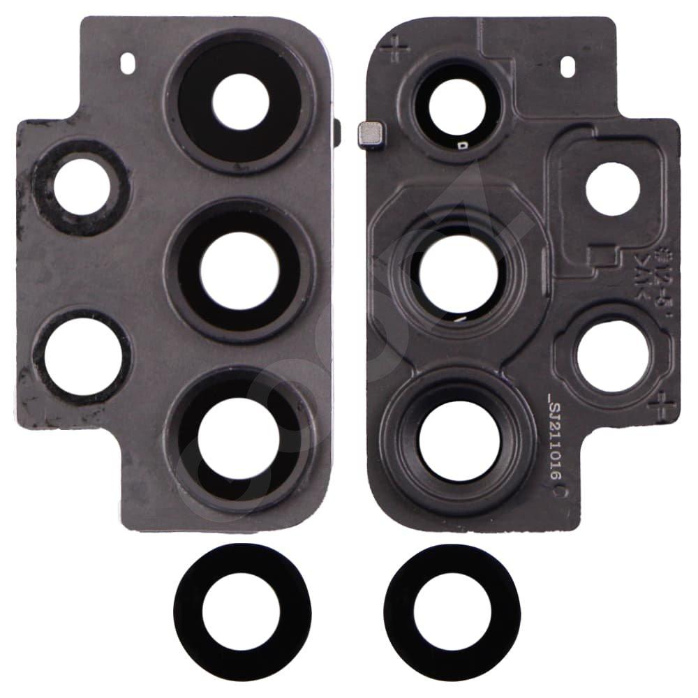 Скло камери для Samsung A525 Galaxy A52 2021, з рамкою, 3 шт., фото 1