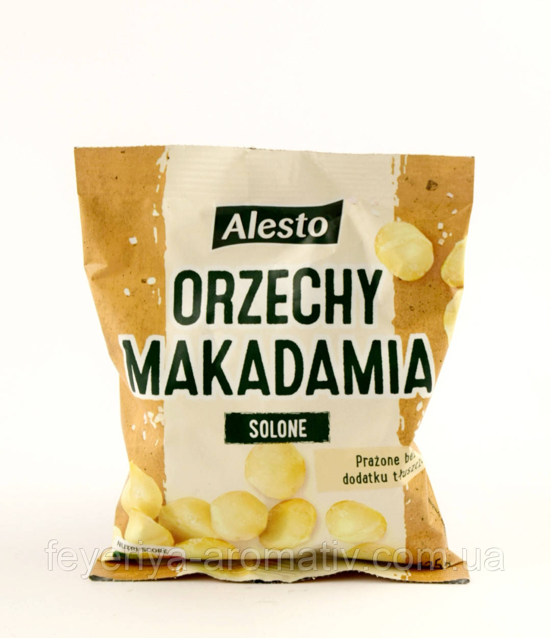 Солоні горішки макадамія Alesto Macadamia gerostet&gesalzen 125гр (Німеччина)