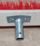 Щітка вулична Мітла поліпропілен без рукоятки дерев'яна колодка з металевим кріпленням 500х50мм довжина ворсу 70мм, фото 3