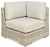 Кутовий диван із техноротанга зі столиком Avocado бежевий Focus Garden, фото 10