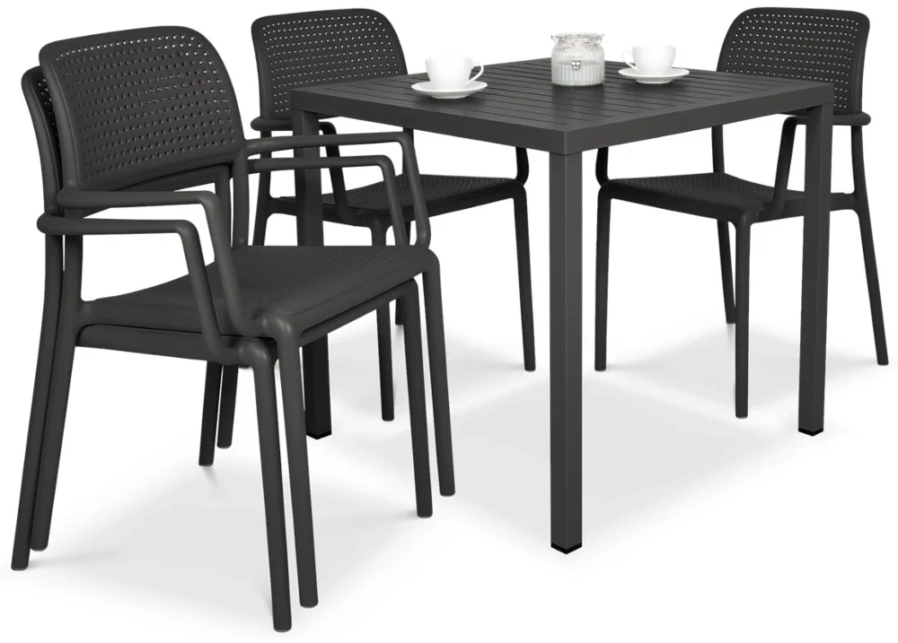 Обідній набір меблів Nardi Bora/Cube 80 4+1