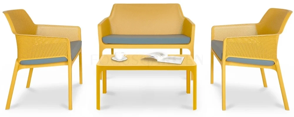 Комплект садових меблів Nardi Net Relax Senape