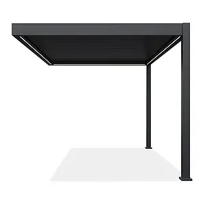 Автоматичне пристінне альтанка Elegance Wall Automatic 3x4 м зі світлодіодним підсвічуванням антрацит Gutroof, фото 3