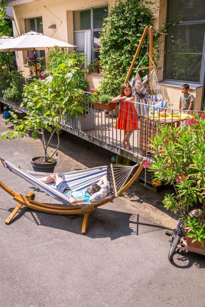 Одномісний гамак з палицею La Siesta Alisio Sea Salt