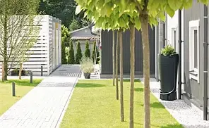 Трубчастий резервуар дощової води 230 л антрацит Prosperplast, фото 3