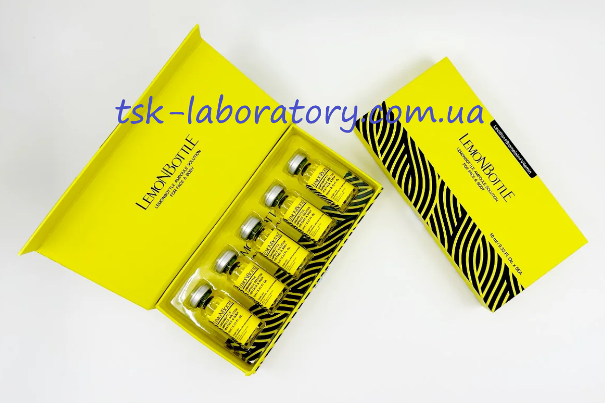 LEMON BOTTLE ampoule solution for face & body - ліполітик для обличчя та тіла 1 фл х 10мл (Лемон Ботл)