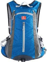 Велорюкзак з чохлом для шолома Naturehike NH15C001-B, 15 л (Sky Blue)