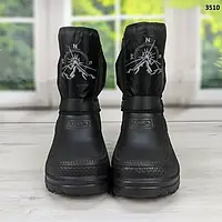 Чоботи чоловічі піна зимові Dago Style чорні на липучках