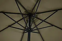 Парасолька на терасу Moorea 3 м Taupe Focus Garden, фото 5