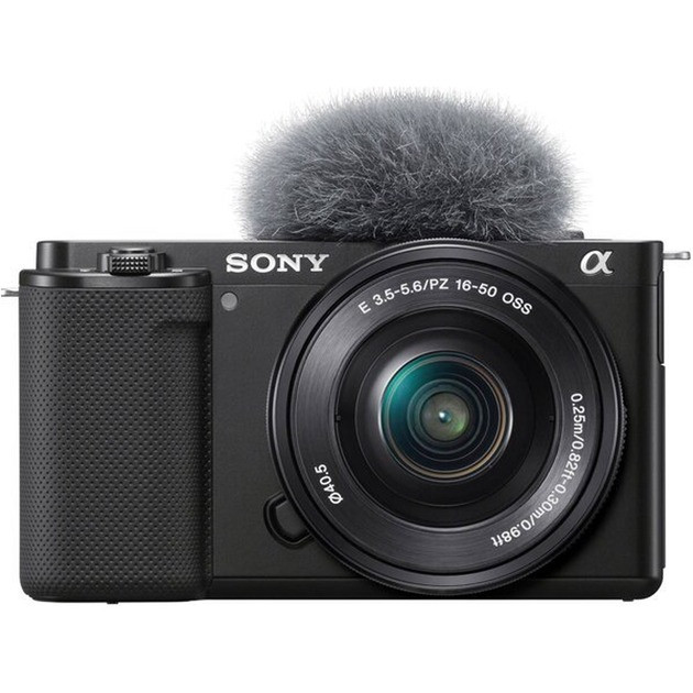 Бездзеркальний фотоапарат Sony ZV-E10 kit (16-50mm) Black (ILCZVE10LB.CEC)