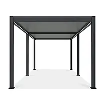 Пергола Gutroof Elegance Automatic з LED-підсвіткою 3x6 антрацит/сірий, фото 4