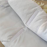 Конверт "Перлина" Літо атлас, гипюр 34*70см Betis Білий, фото 2