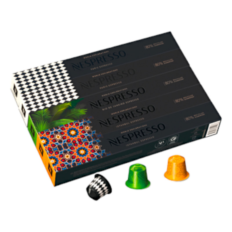 Набір кави в капсулах Nespresso World Explorations – 50 капсул, фото 1