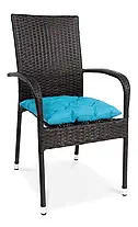 Садові подушки на стілець Curacao Blue 4шт - MoodMe, фото 4