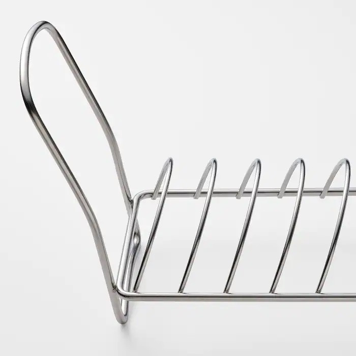 Сушарка-підставка для 10 тарілок IKEA VÄLVöRDAD 12x32 см із неіржавкої сталі ІКЕА ВІЛЬБРАД