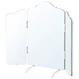 Дзеркало складане потрійне 66x50 см IKEA ROSSARED настільне трисекційне дзеркальце ІКЕА РОСАРЕД, фото 2