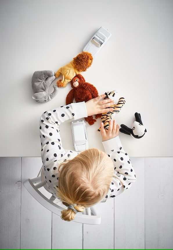 М'яка маленька іграшка Слоник IKEA DJUNGELSKOG 14 см дитячий плюшевий сірий слоненя ІКЕА