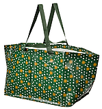 Велика міцна господарська еко сумка IKEA VINTERFINT 55x37x35 см/71 л зелена сумка ІКЕА, фото 3